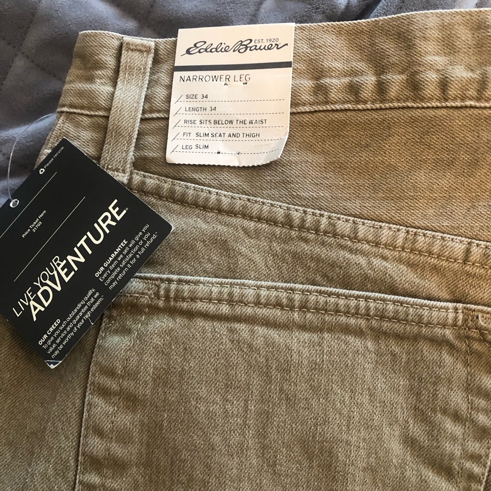 Eddie Bauer Men’s Khaki Jeans BNWT